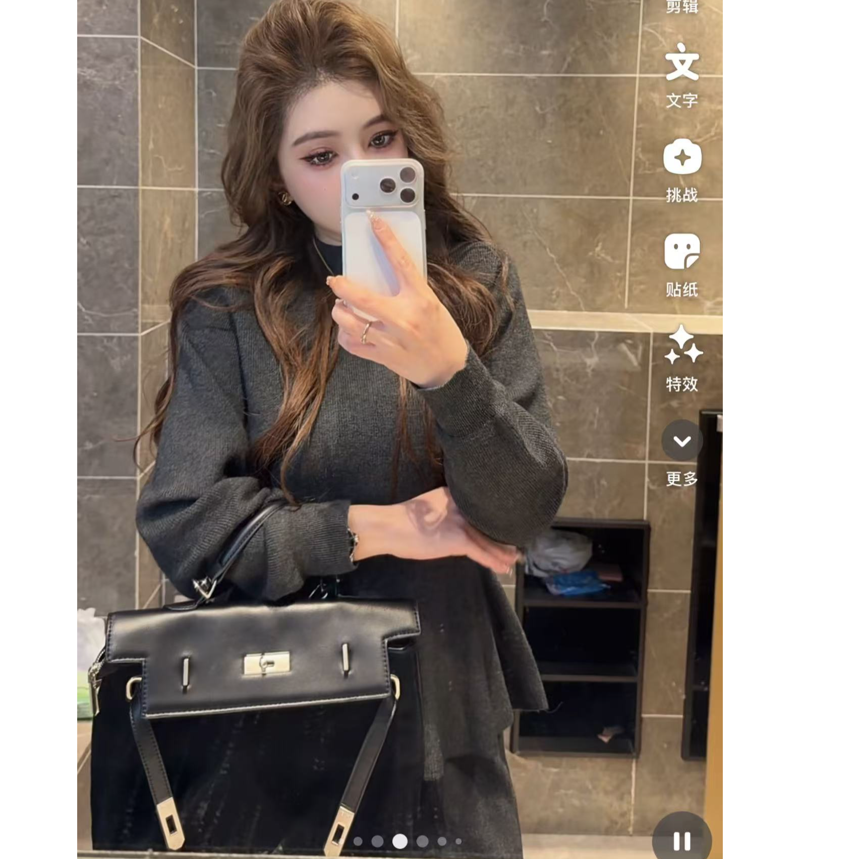 A2 潮流佳人显瘦收腰气质百搭上衣+直筒宽松休闲半身裙 FA0203