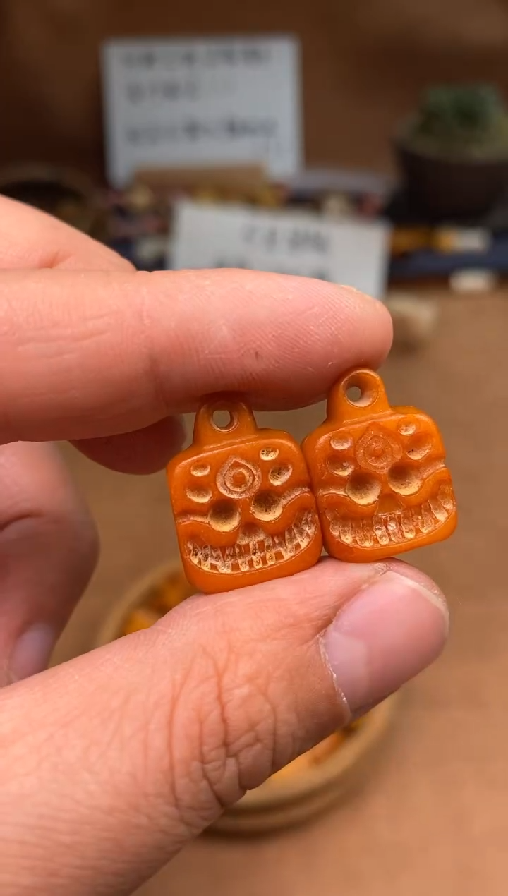 【闪购商品】牛骨其他P115-阿呆2个-有棕裂