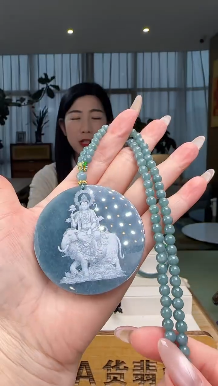 【闪购商品】翡翠吊坠(赠链)未镶嵌多样性发其一YJ@@60B7J11566