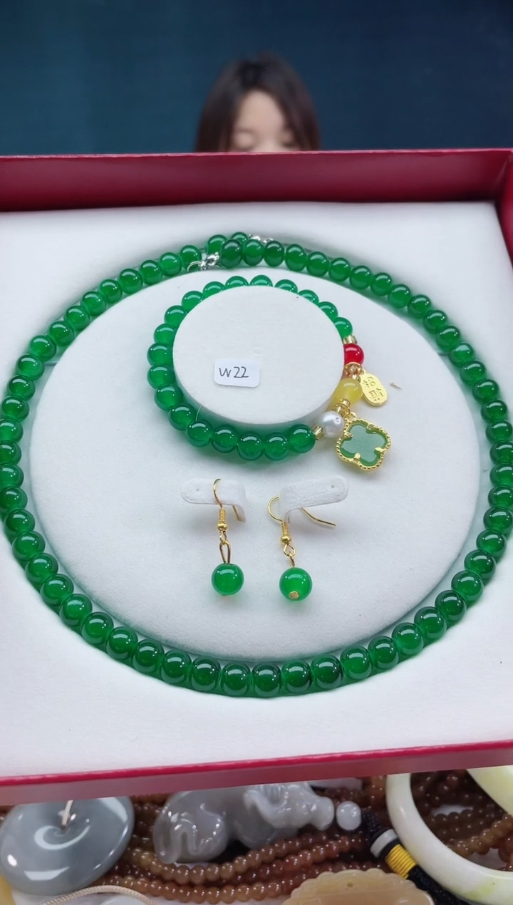 【闪购商品】玛瑙/玉髓颈饰合金8