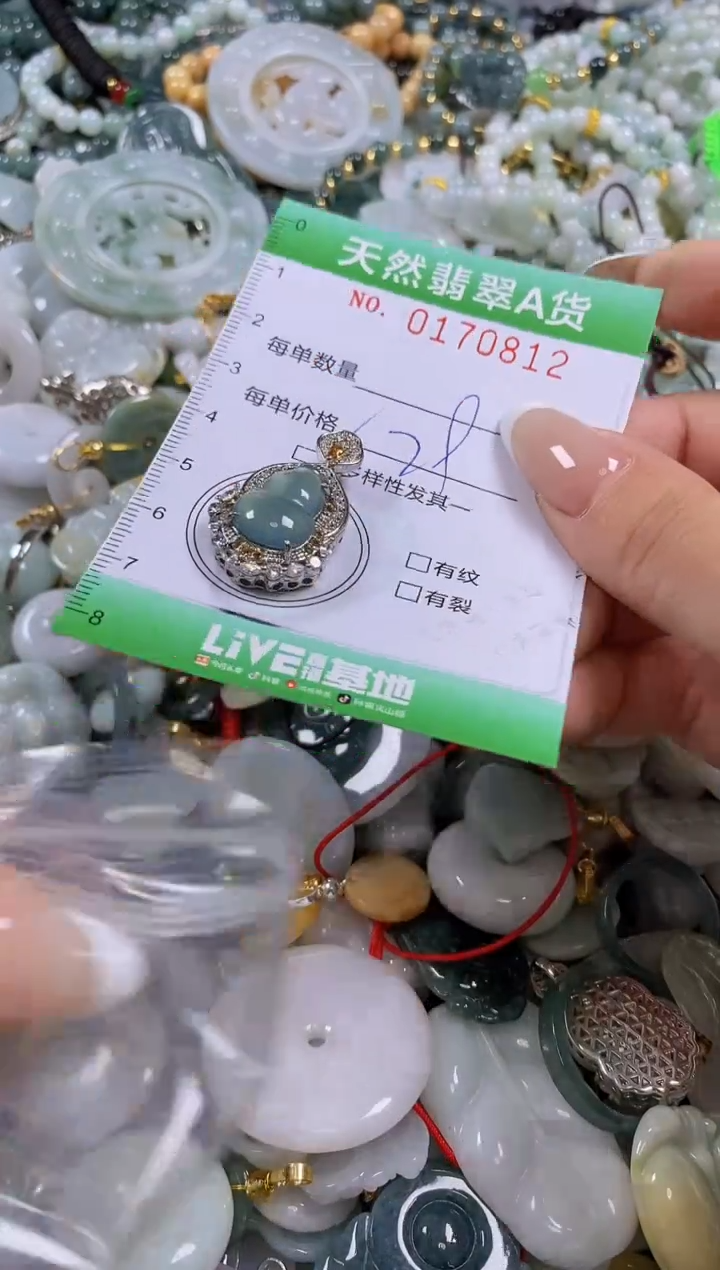 翡翠未镶嵌颈饰闪购0170812多样性发其一