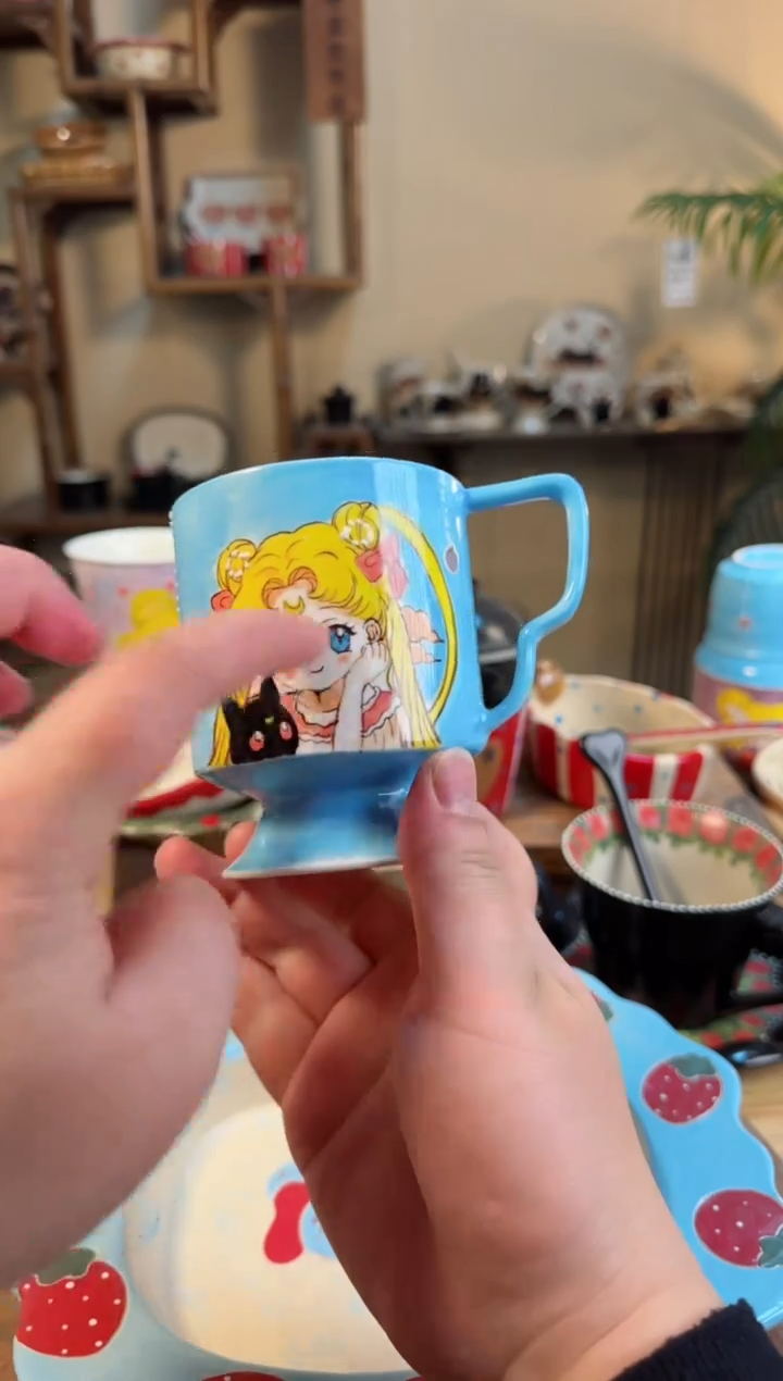 【闪购商品】美少女杯子高温瓷器