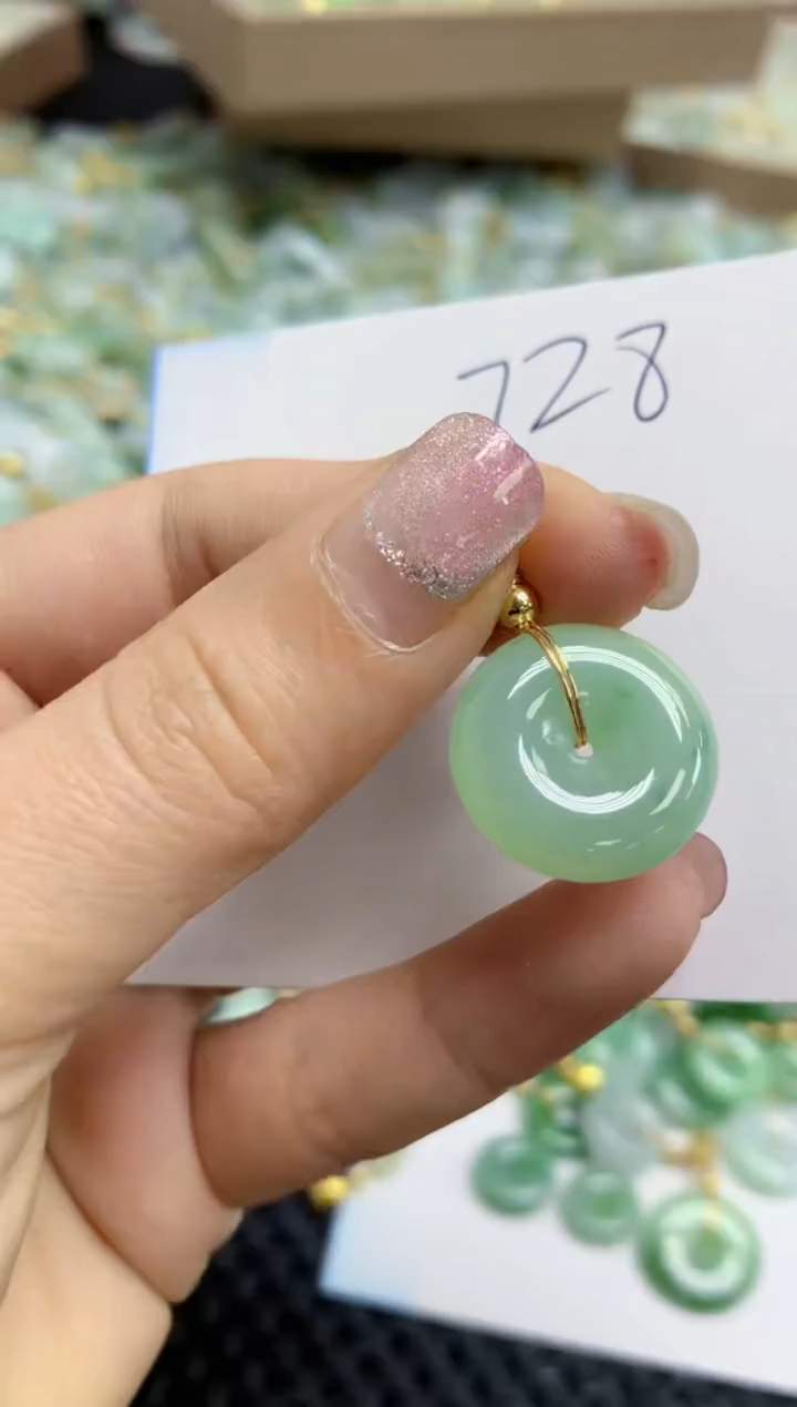 【闪购商品】翡翠颈饰合金   天然A货翡翠