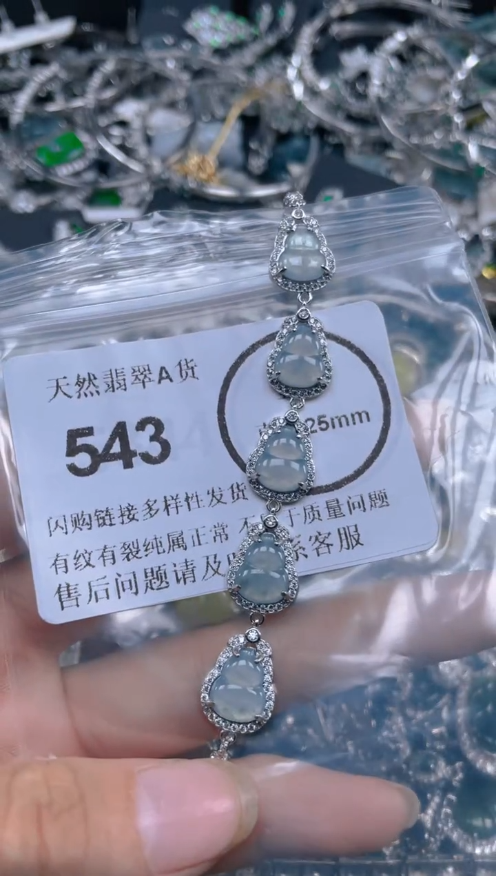 翡翠未镶嵌吊坠(不含链)543