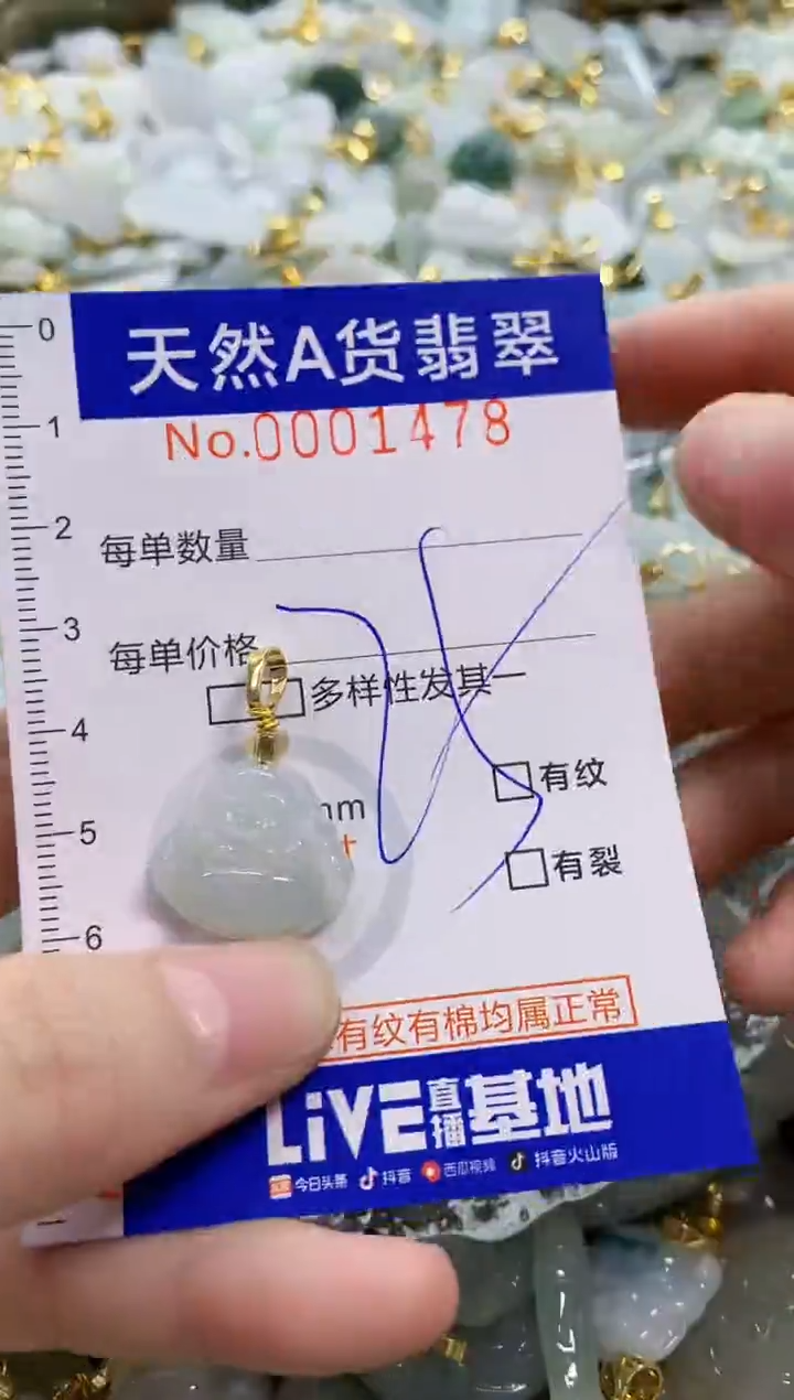 颈饰未镶嵌翡翠天然A货翡翠