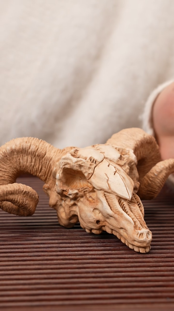 【闪购商品】紫砂茶宠羚羊头骨