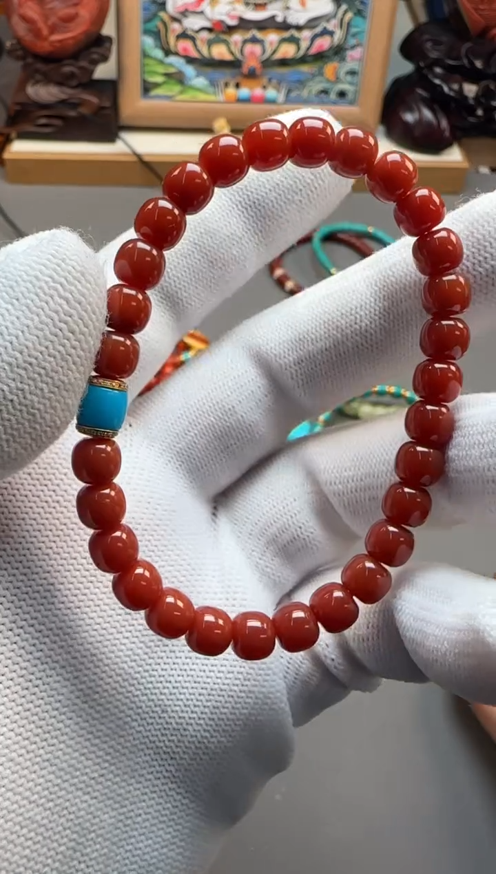 【闪购商品】绿松石配饰配饰18K金镶嵌配饰配饰