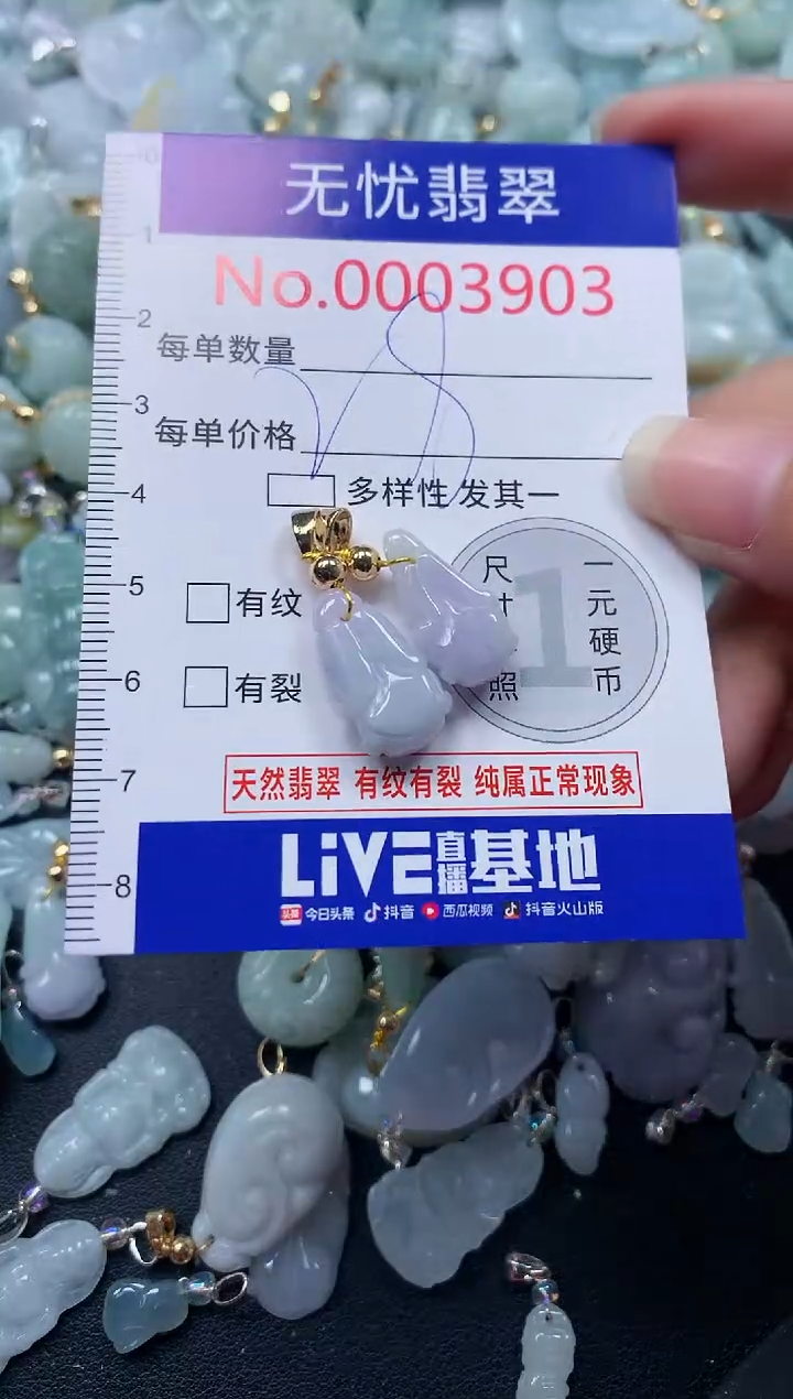 颈饰未镶嵌翡翠3903