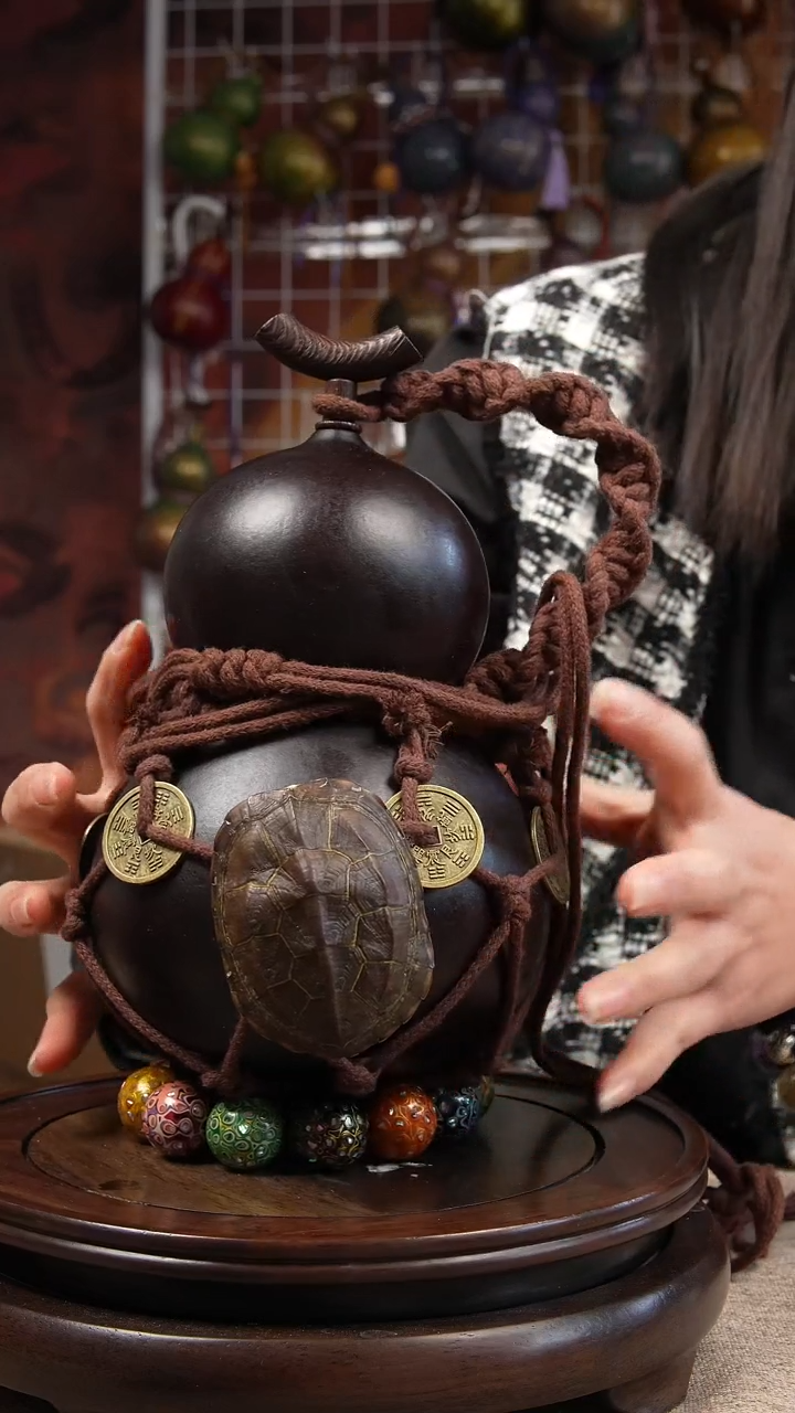 【闪购商品】208号  大漆酒葫芦一物一图