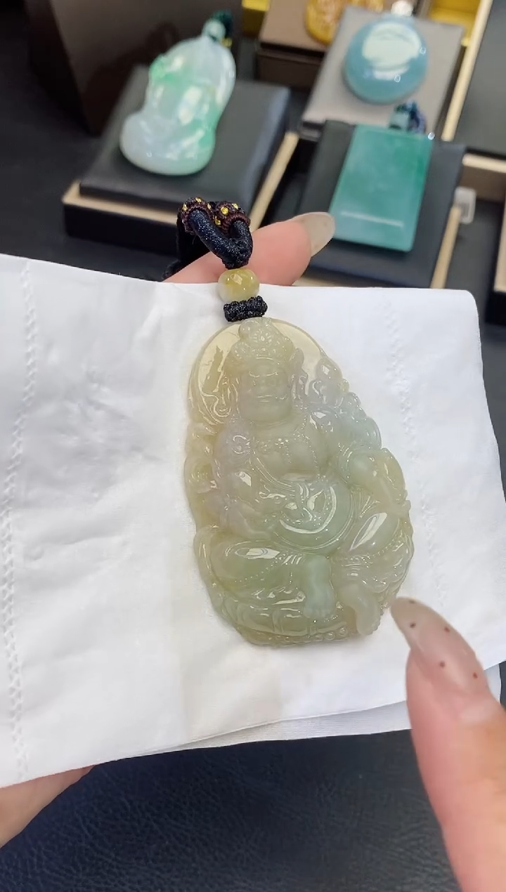 颈饰未镶嵌翡翠缅甸天然翡翠
