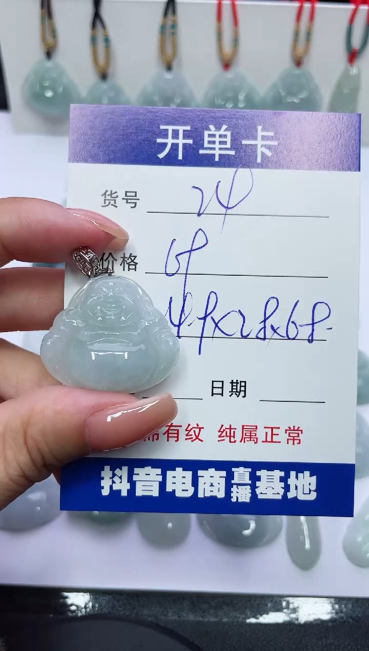 【闪购商品】翡翠颈饰未镶嵌A货 24
