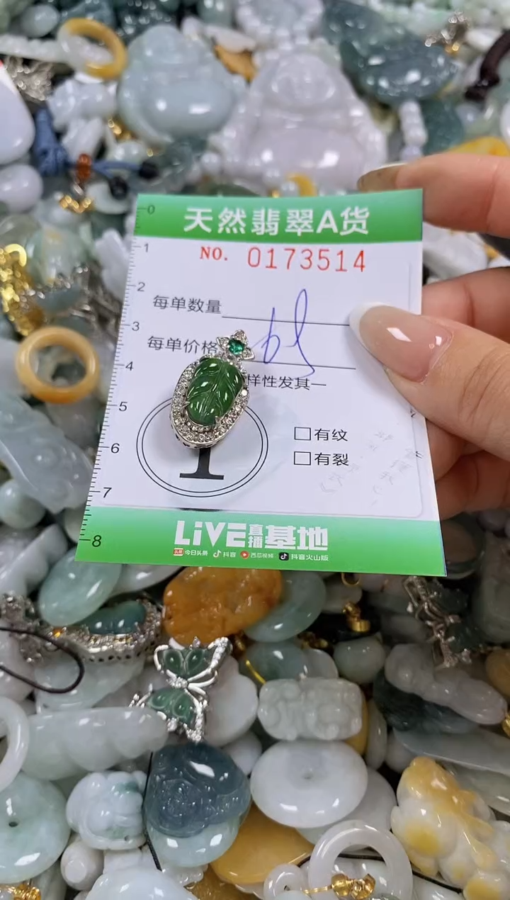 翡翠未镶嵌颈饰闪购0173514