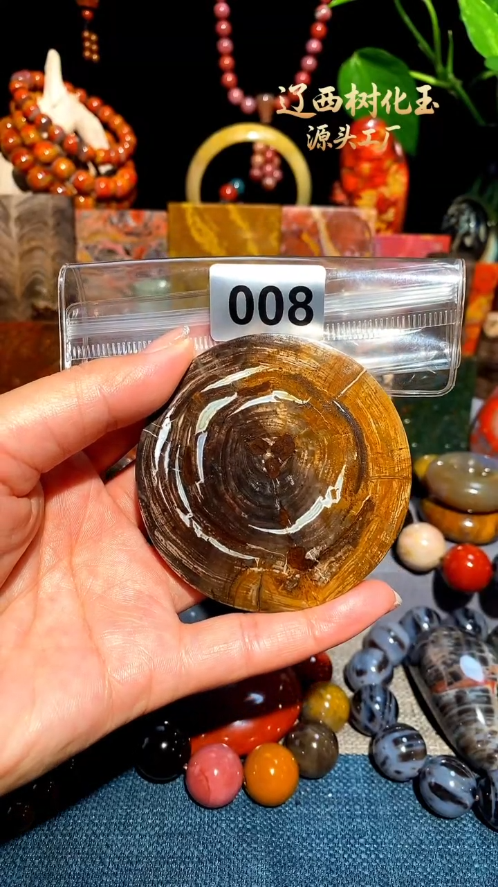 未镶嵌-硅化玉天然北票硅化玉吊坠