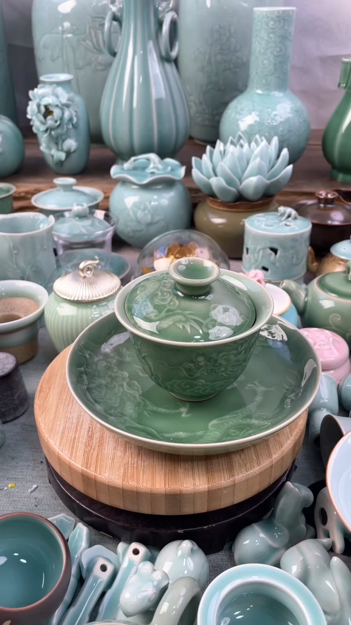 【闪购商品】特价福利 微瑕 慧仙青瓷