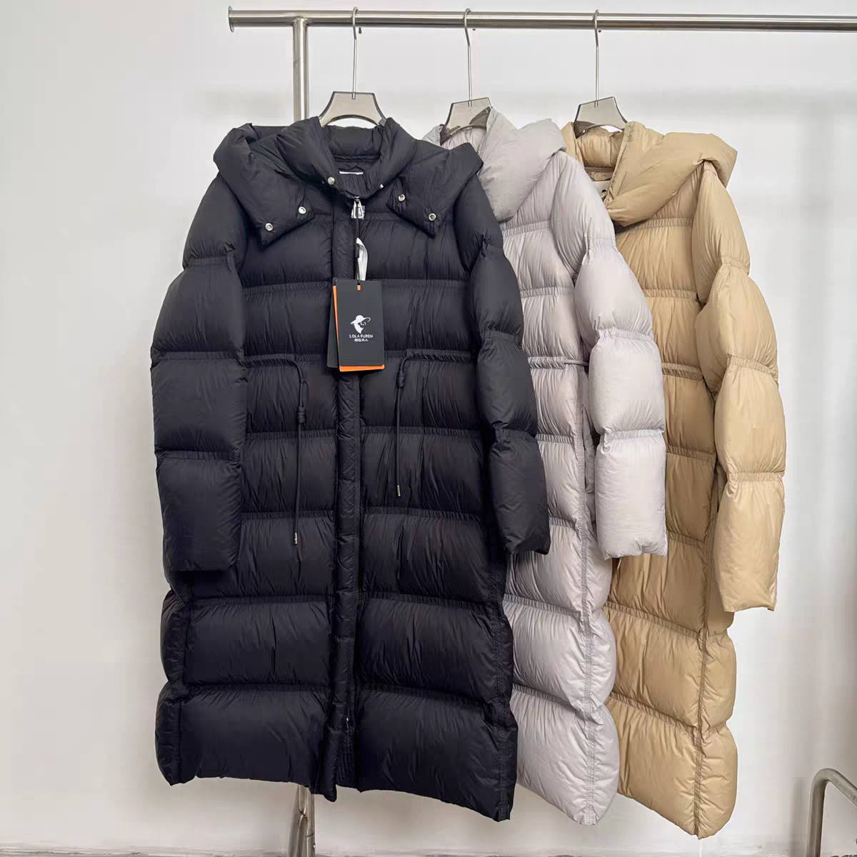 品牌清仓新国标5A级95绒高品质长款软泡芙羽绒服