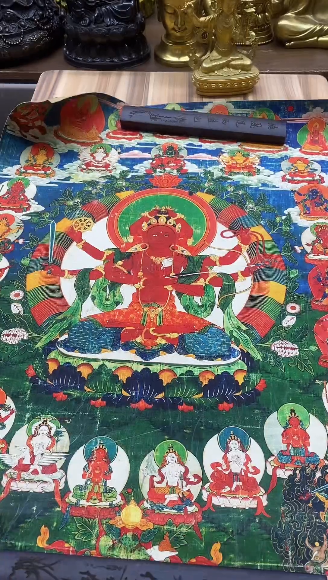 卷轴画精品挂饰 唐卡tk16303