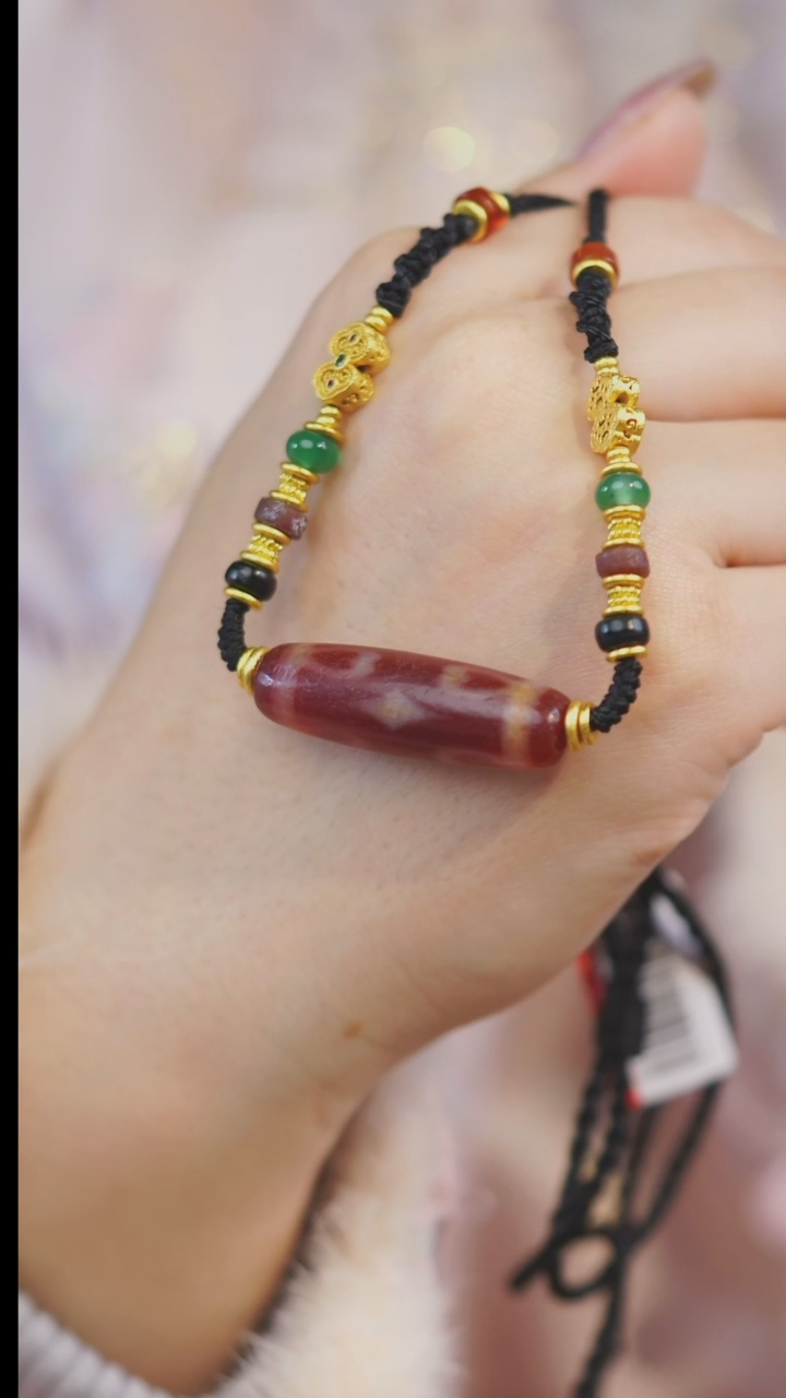 【闪购商品】玛瑙/玉髓项链未镶嵌多样性发一