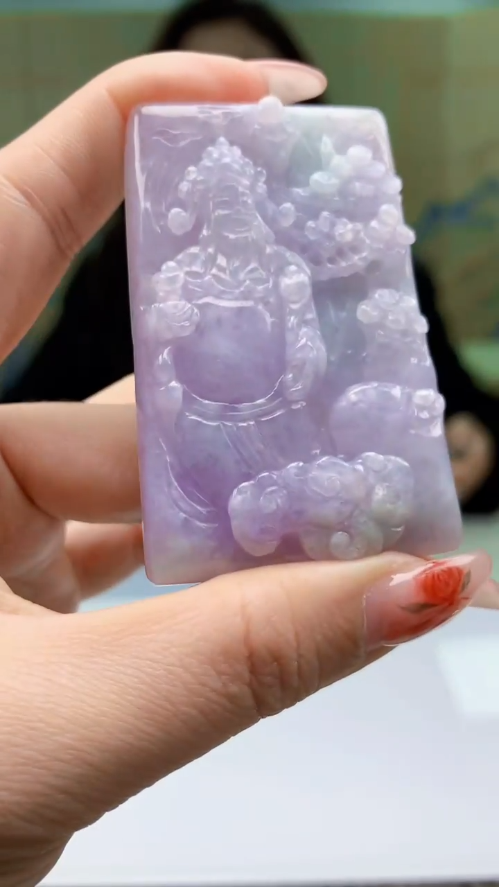 【闪购商品】定制翡翠未镶嵌4829ty-毛货挂件54