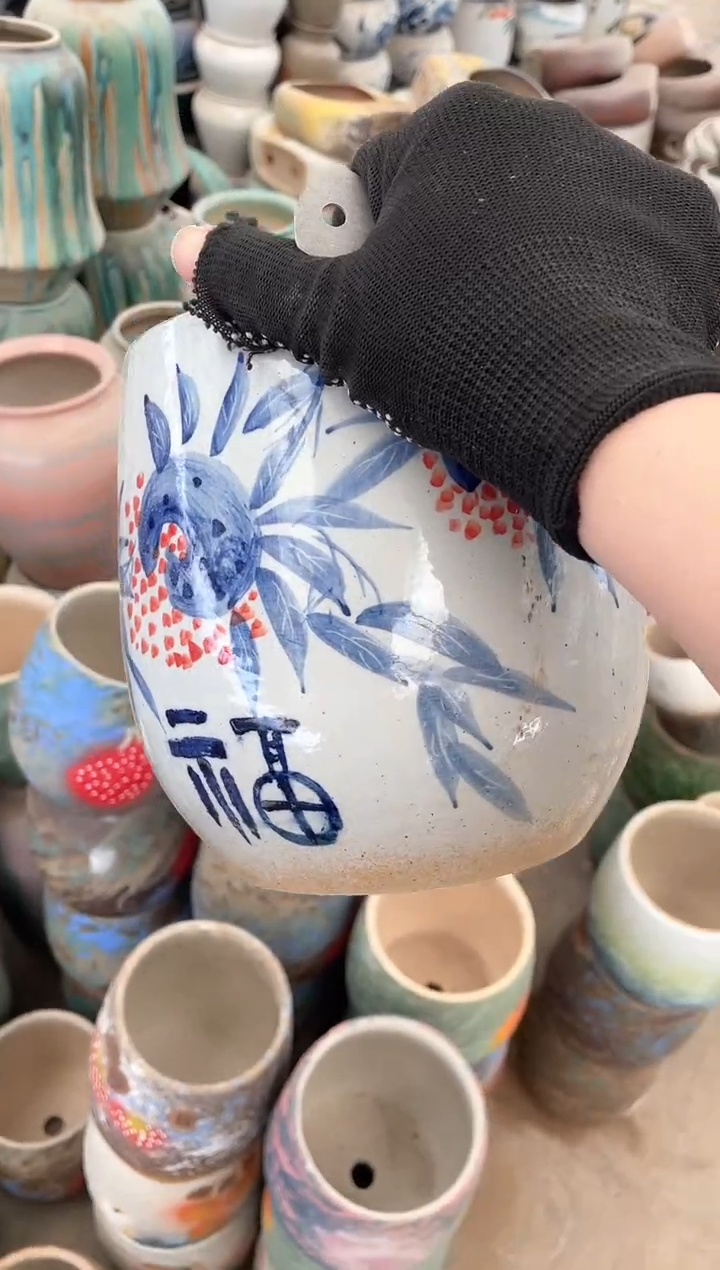 摆件24-98口13高16微瑕  一个