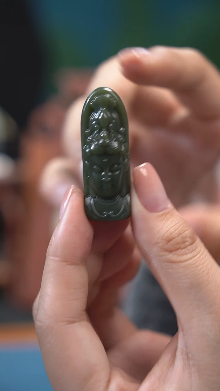 【闪购商品】和田玉吊坠(不含链)未镶嵌观音