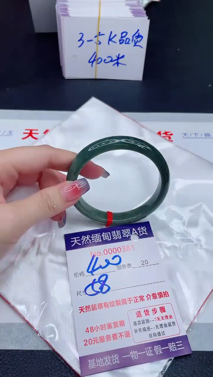 未镶嵌手镯翡翠400.00