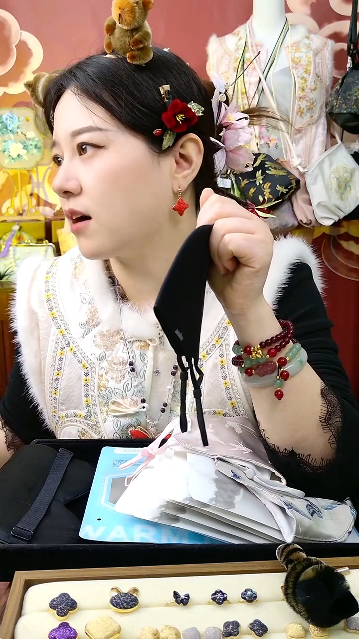 纯铜合金琉璃非遗口罩