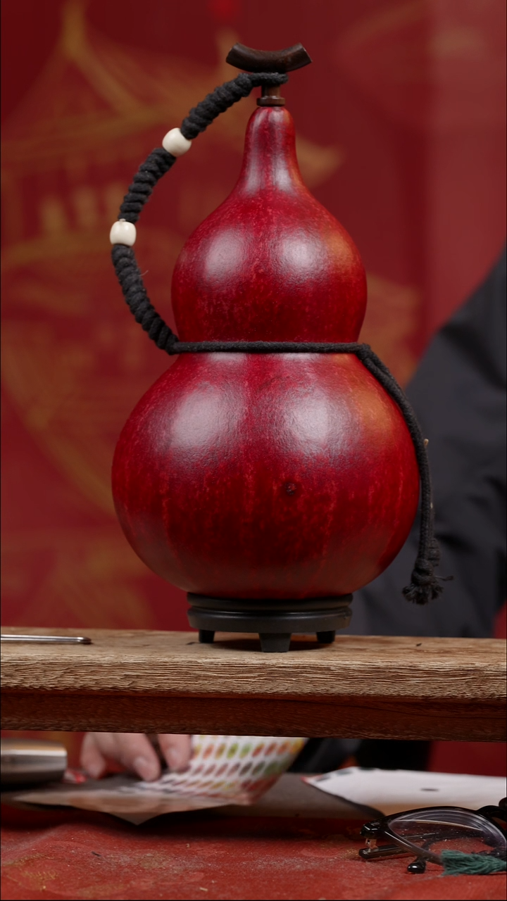 598号大漆精品葫芦一物一拍1000ml