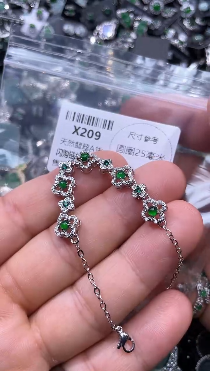 【闪购商品】翡翠颈饰未镶嵌X209手链