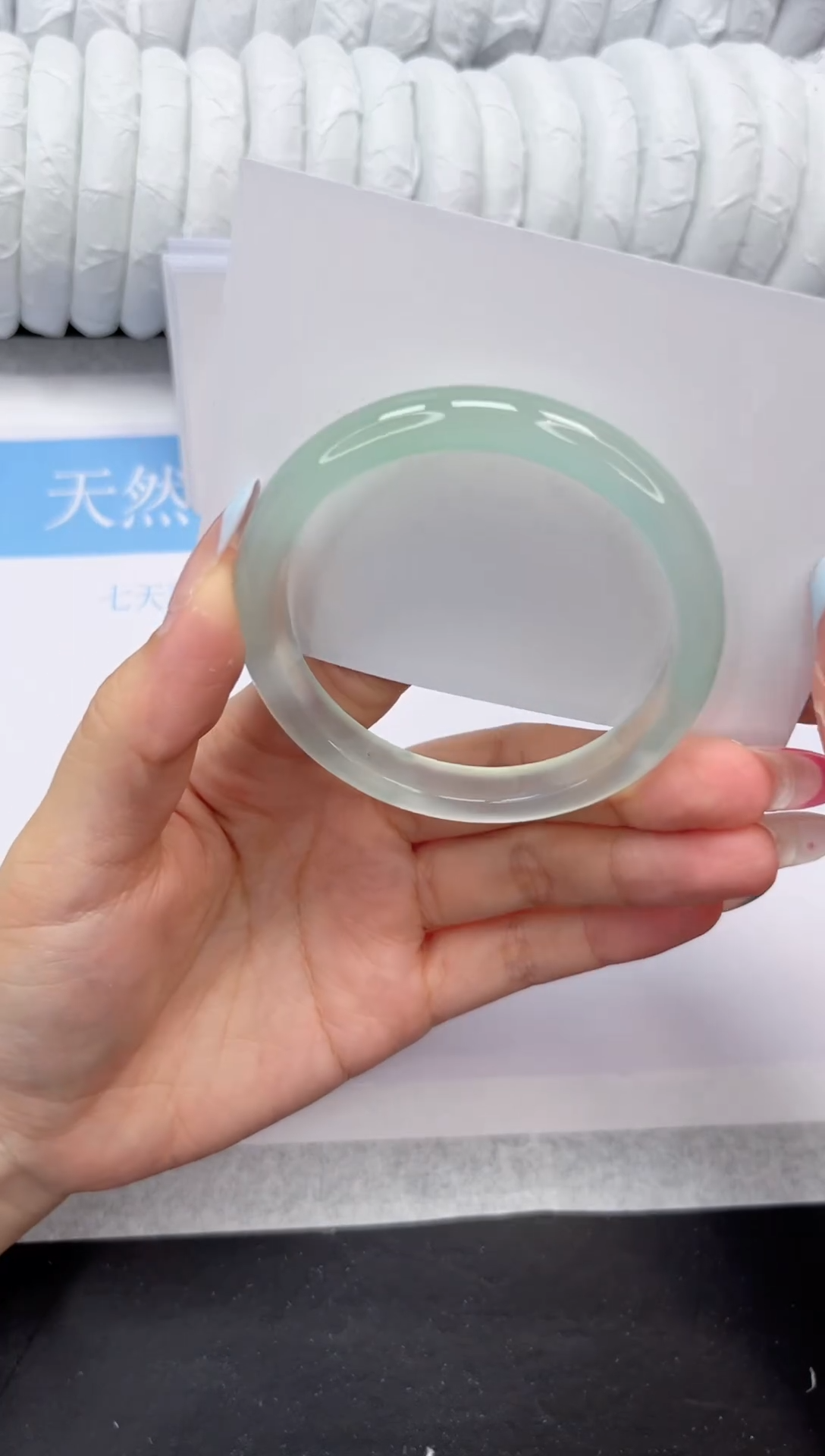 石英质玉手镯未镶嵌165-56