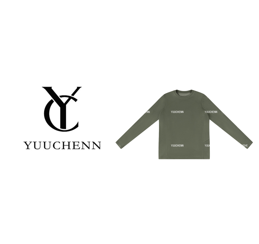 YUUCHENN圆领纯色正肩T恤女设计感卫衣23C50029