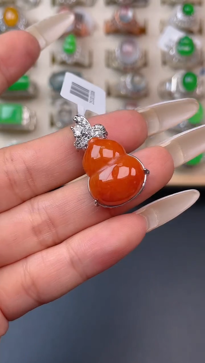 裸石翡翠天然翡翠蛋面11