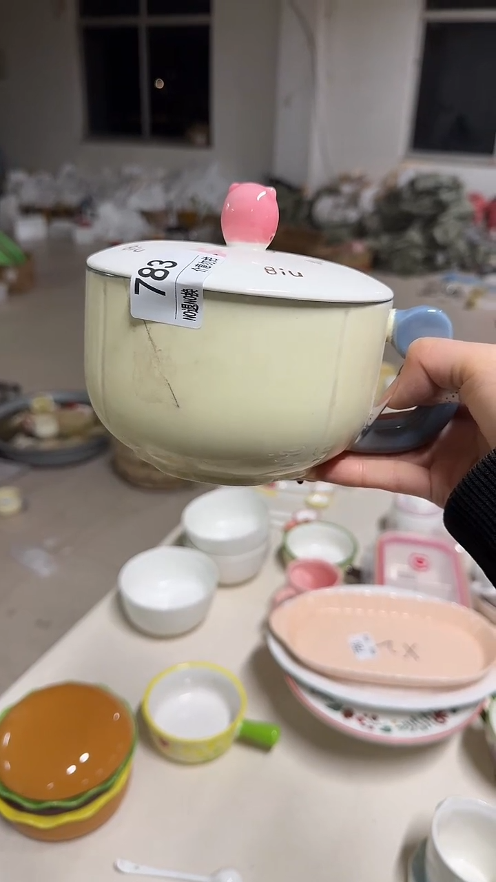 陶瓷手柄款姝*微瑕四单包邮783
