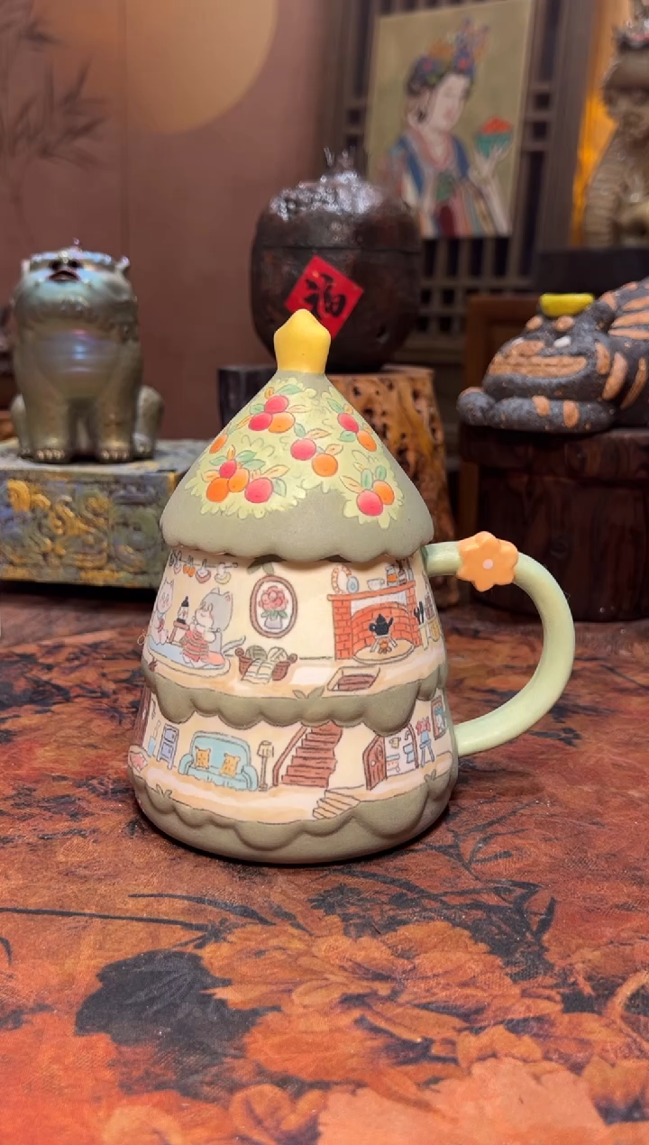 瓷片设计师款手工手作