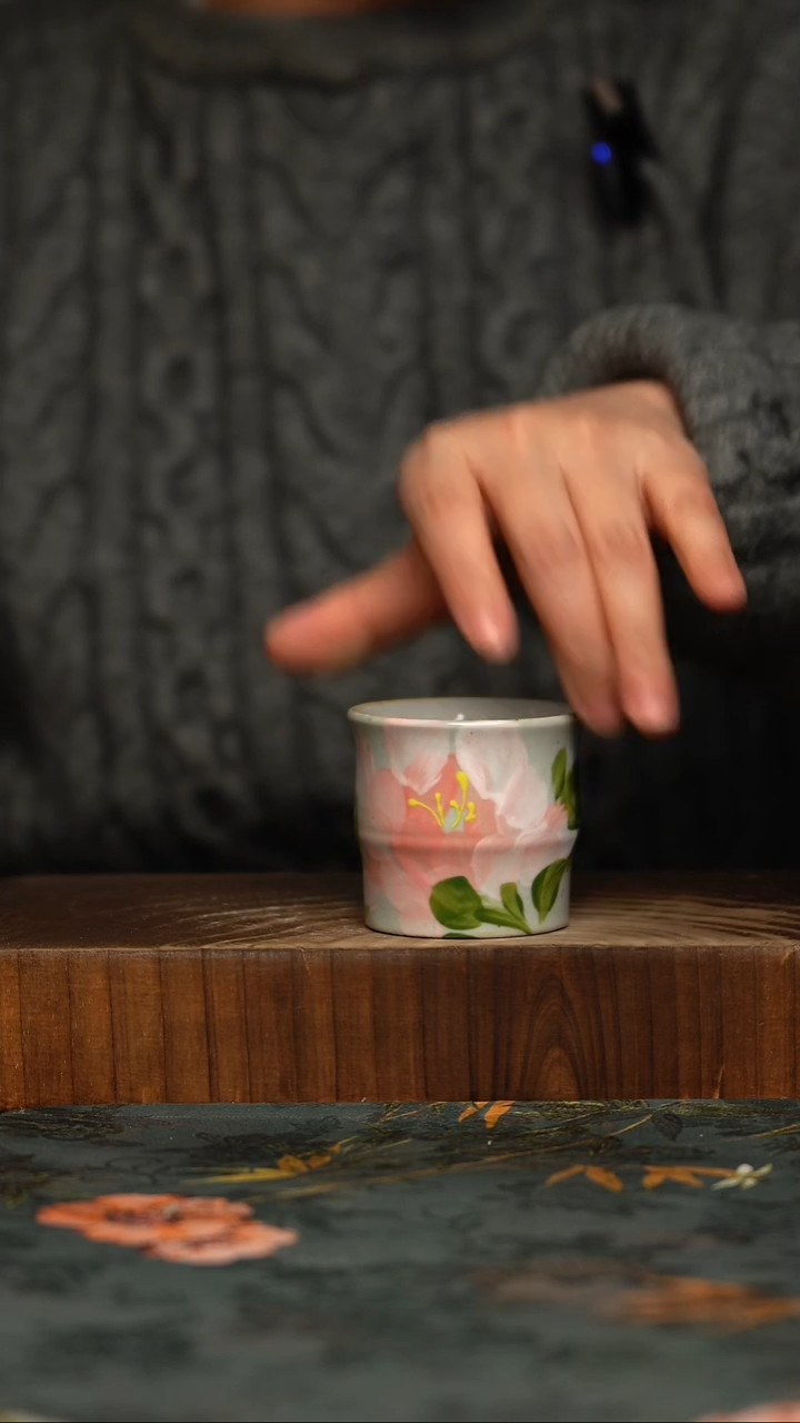 瓷片釉下彩手工手绘同款