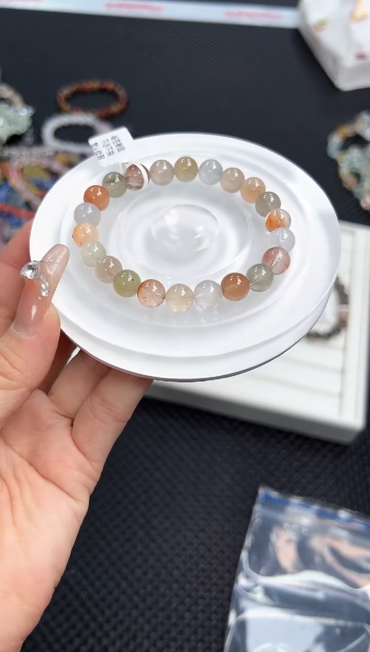 手串未镶嵌水晶16m多样性发其一/1条默认微瑕