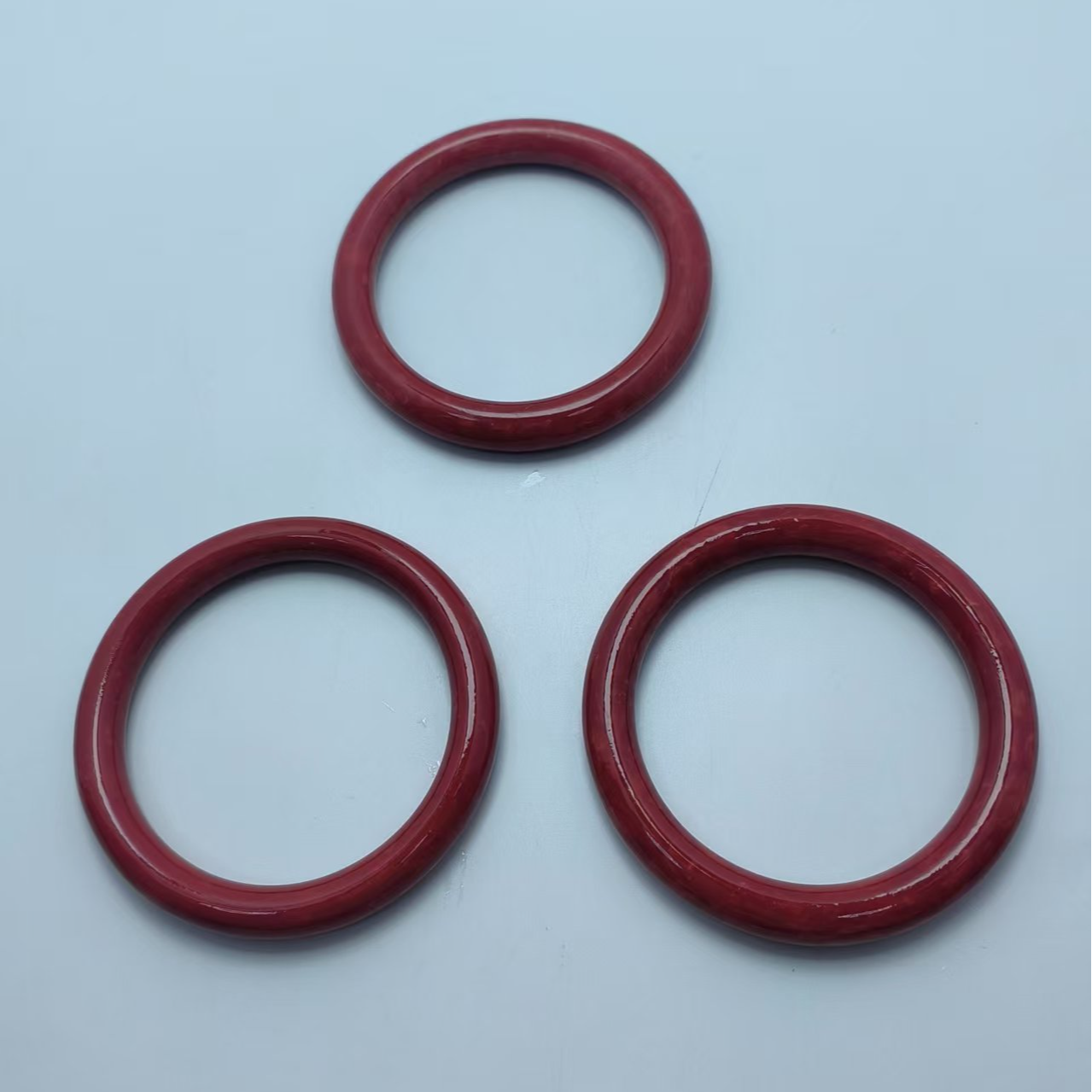 B6120 红色山山圆条手镯 多样性发其一 气质 | 时尚 | 百搭 珠宝