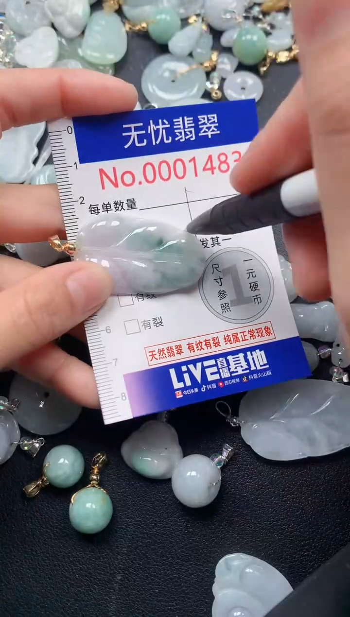 颈饰未镶嵌翡翠1483