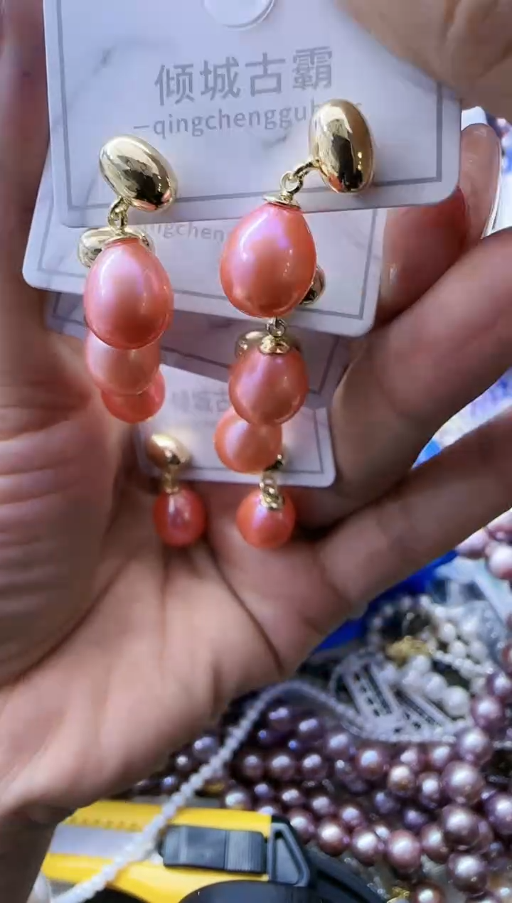 【闪购商品】淡水珍珠耳饰银S925镶嵌161多样性发货 发其一