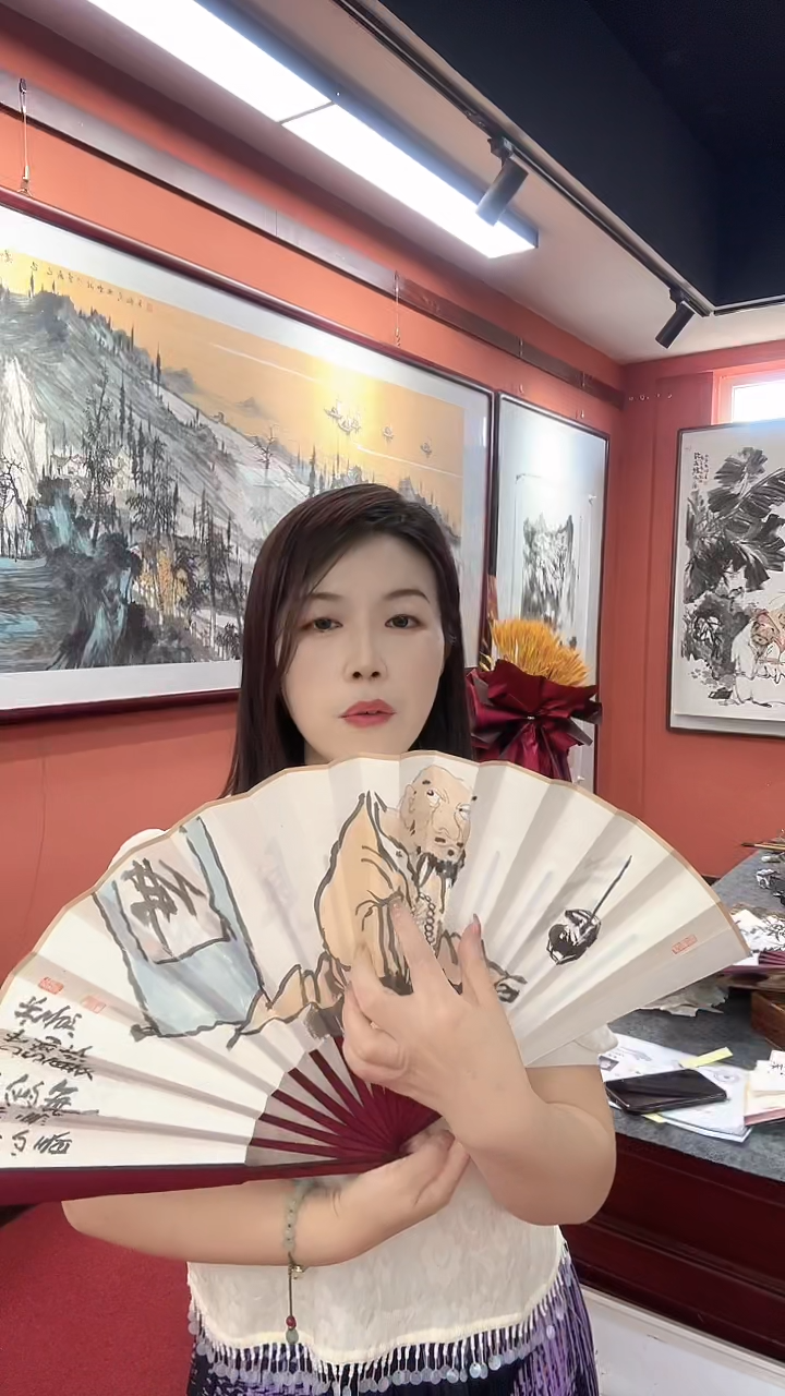国画李少波/国画/扇面