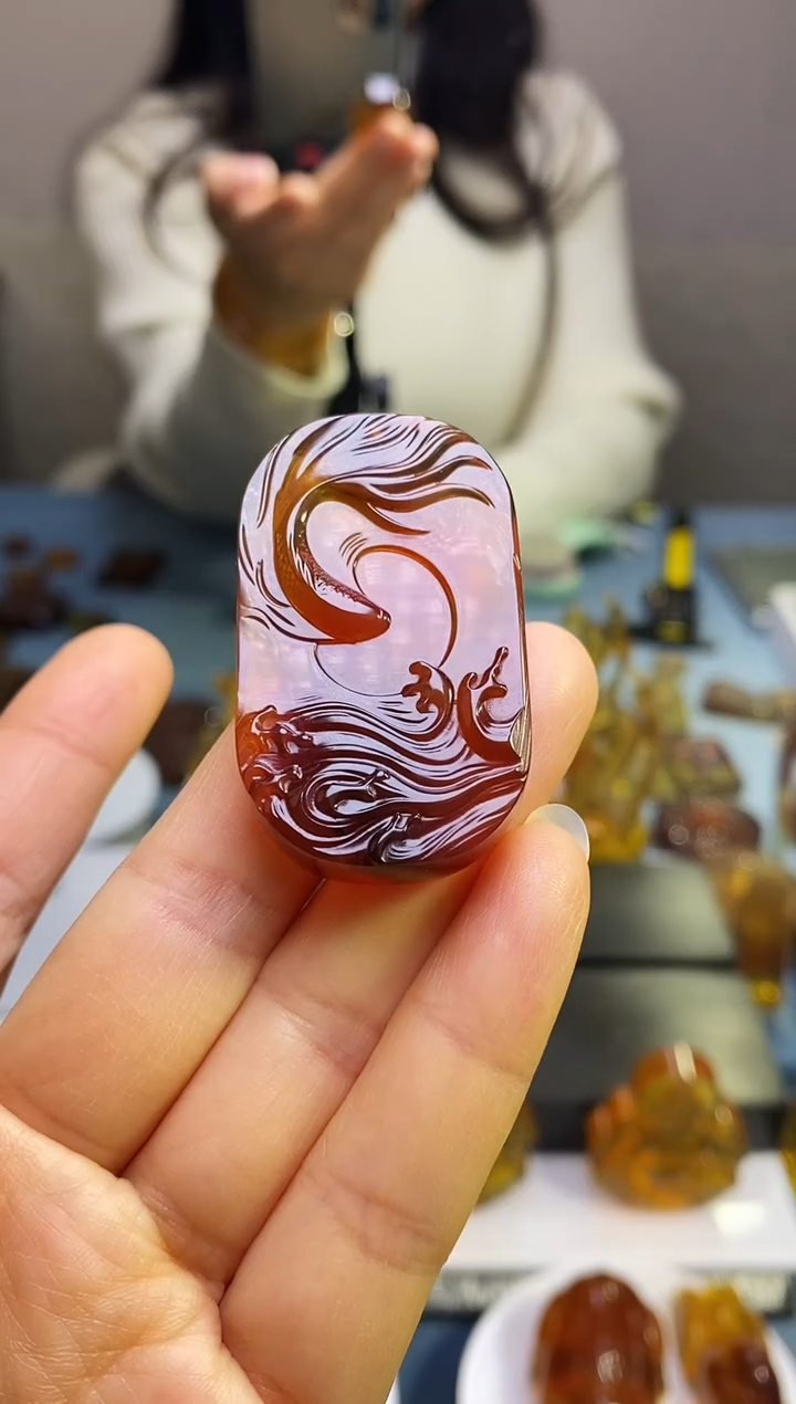 【闪购商品】琥珀颈饰未镶嵌SN1-17（如鱼得水）