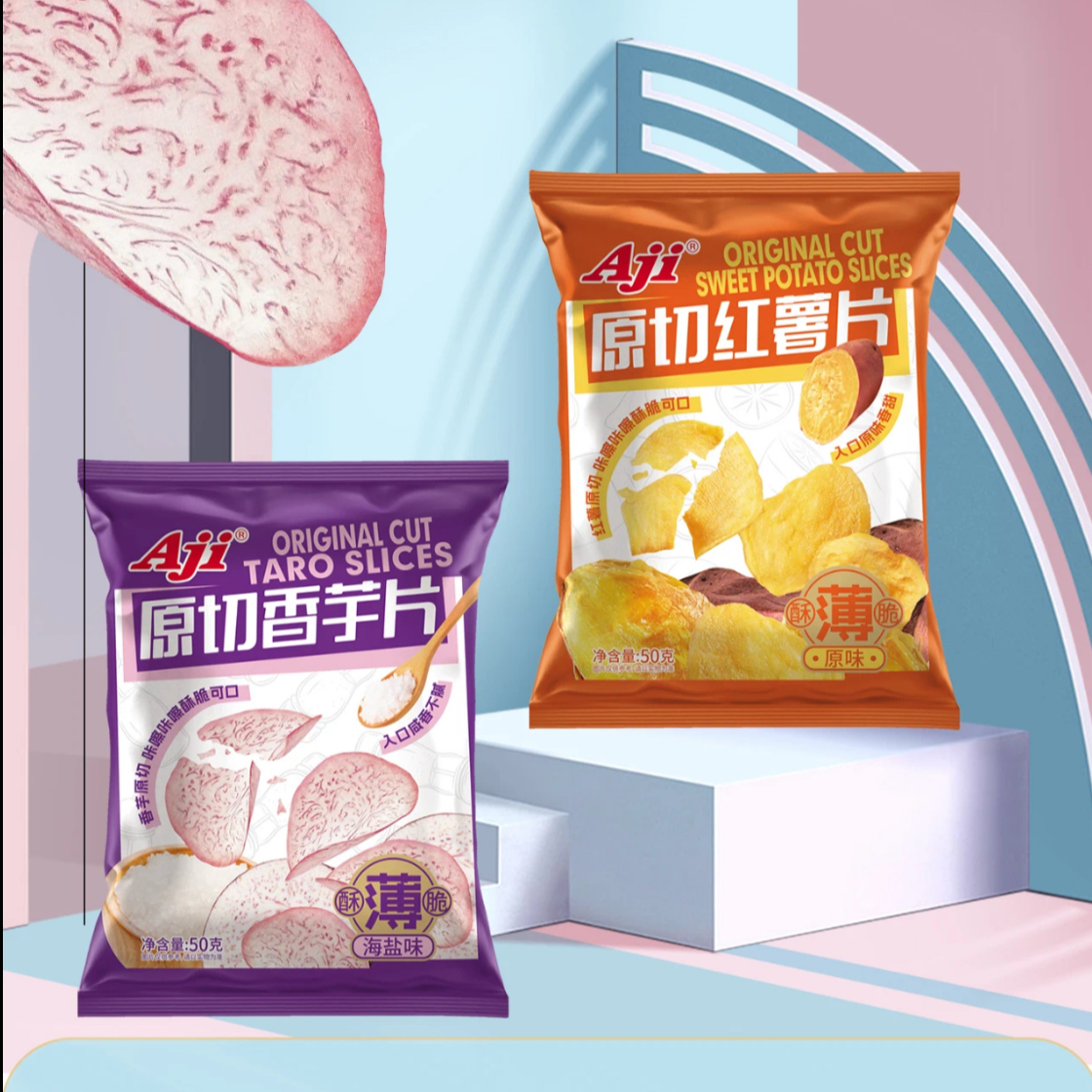 Aji原切香芋片红薯片