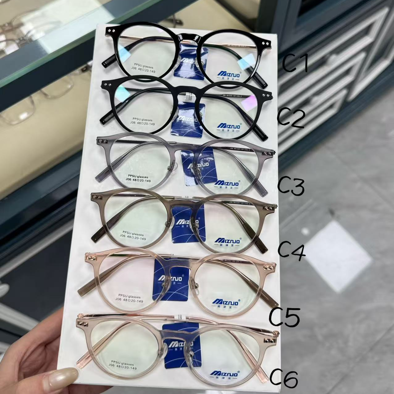 金胶ppus奶瓶材质带鼻托眼镜框