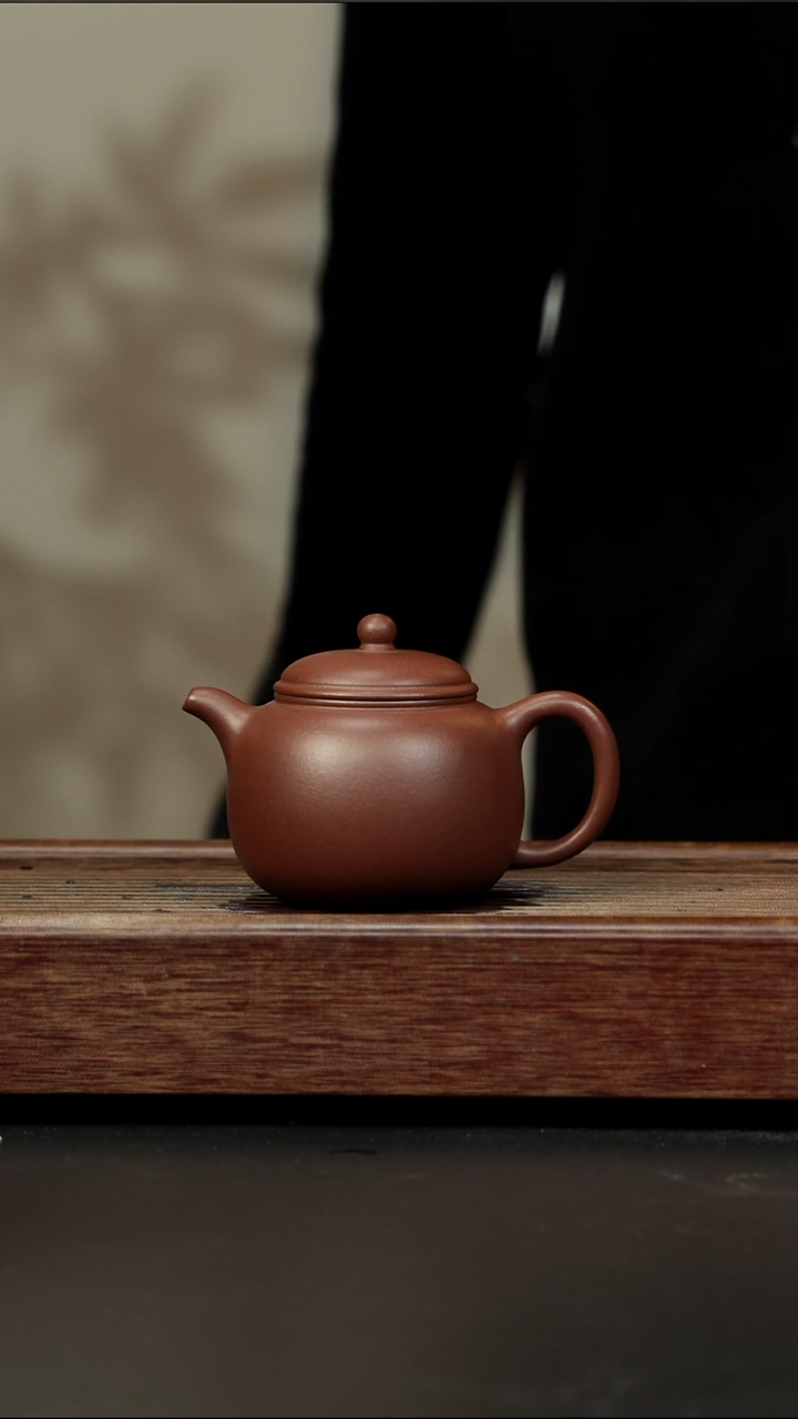 茶壶紫砂老紫泥 大匏樽 220cc左右