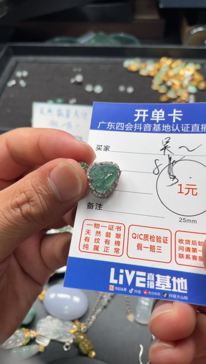 翡翠未镶嵌颈饰?***?挂件