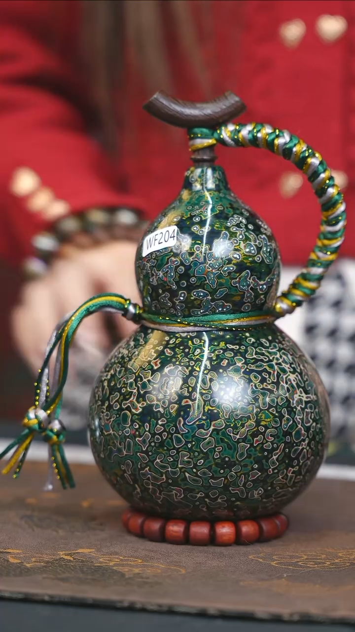 【闪购商品】WF204漆艺酒葫芦不包手串及旋转底座