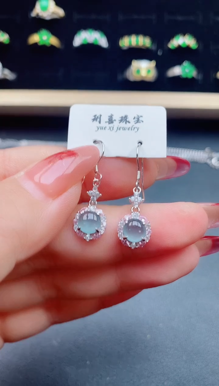 【闪购商品】翡翠戒指银S925镶嵌321321