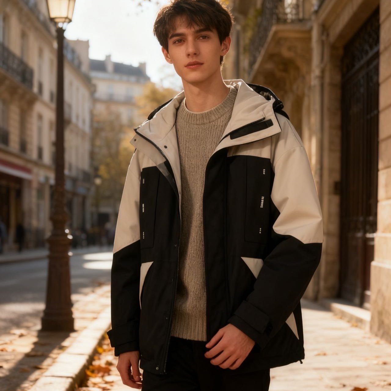 9831869高端专享老林家青少年冬款羽绒服黑色（靠谱）