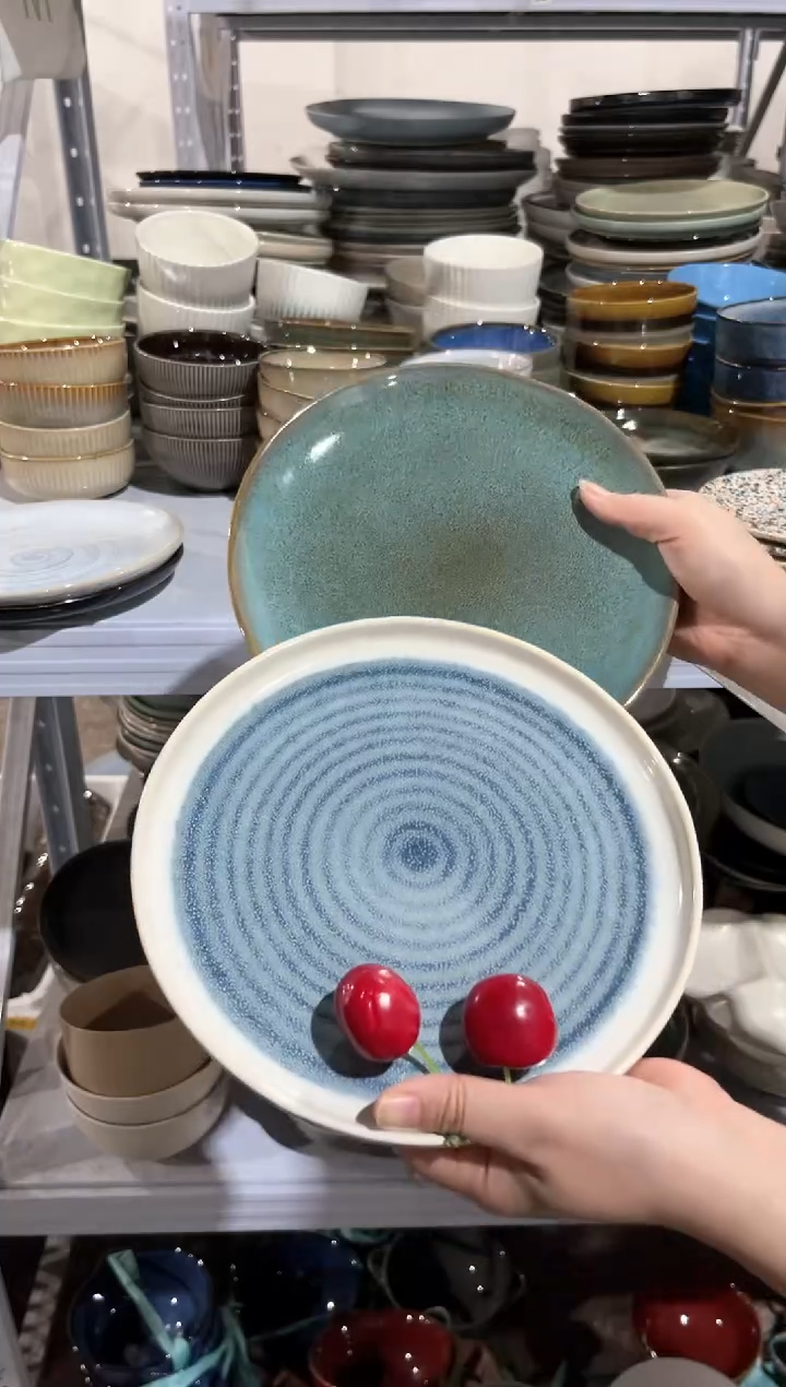 【闪购商品】瓷片外贸尾货瑕疵满20包邮X2 小盘组合