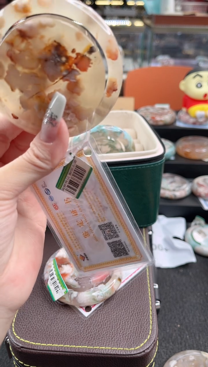 未镶嵌手镯石英质玉尘*丷圈口（赠品镯心）