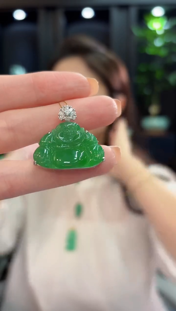 吊坠(不含链)未镶嵌翡翠 缅甸A货/支持复检/一件